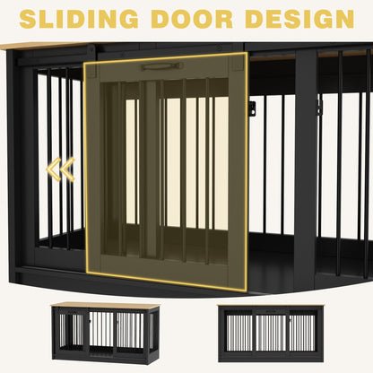 Pet Residence con rinforzo in tubo di ferro, elegante e robusta cuccia per cani