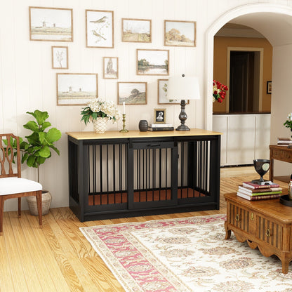 Pet Residence con rinforzo in tubo di ferro, elegante e robusta cuccia per cani