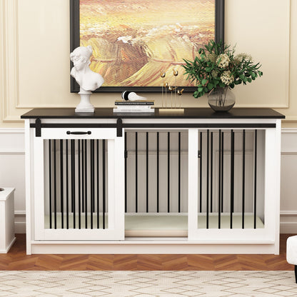 Pet Residence con rinforzo in tubo di ferro, elegante e robusta cuccia per cani