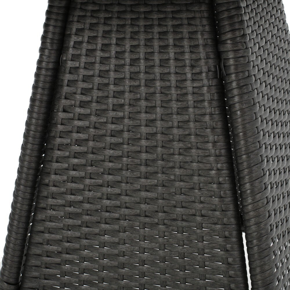 Set da bistrot in vimini da 3 pezzi Peterson Outdoor con cuscini di Christopher Knight Home