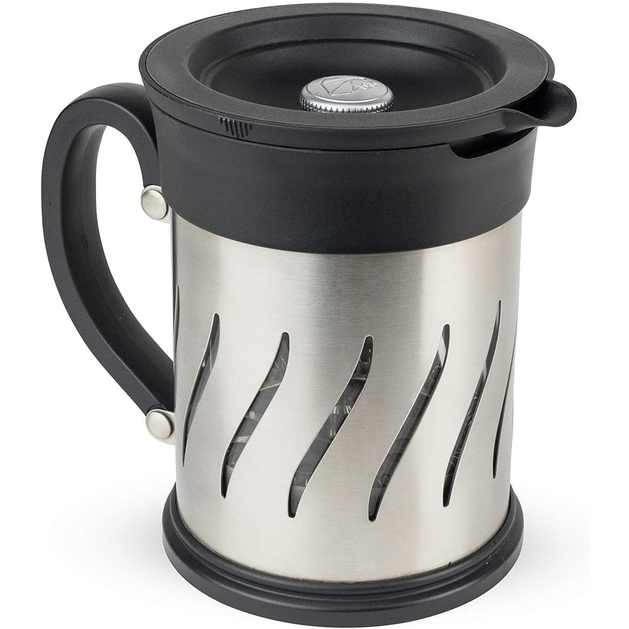 Peugeot 35257 Paris Press Macinacaffè/Combinazione French Press, Acciaio Inox - 3 x 3 x 6 pollici