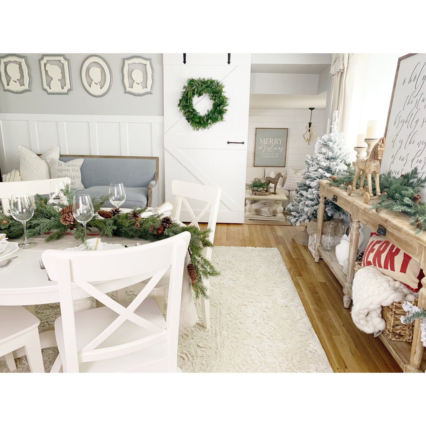 Piatto piano bianco Pinpoint Red Vanilla 11 (set da 6)