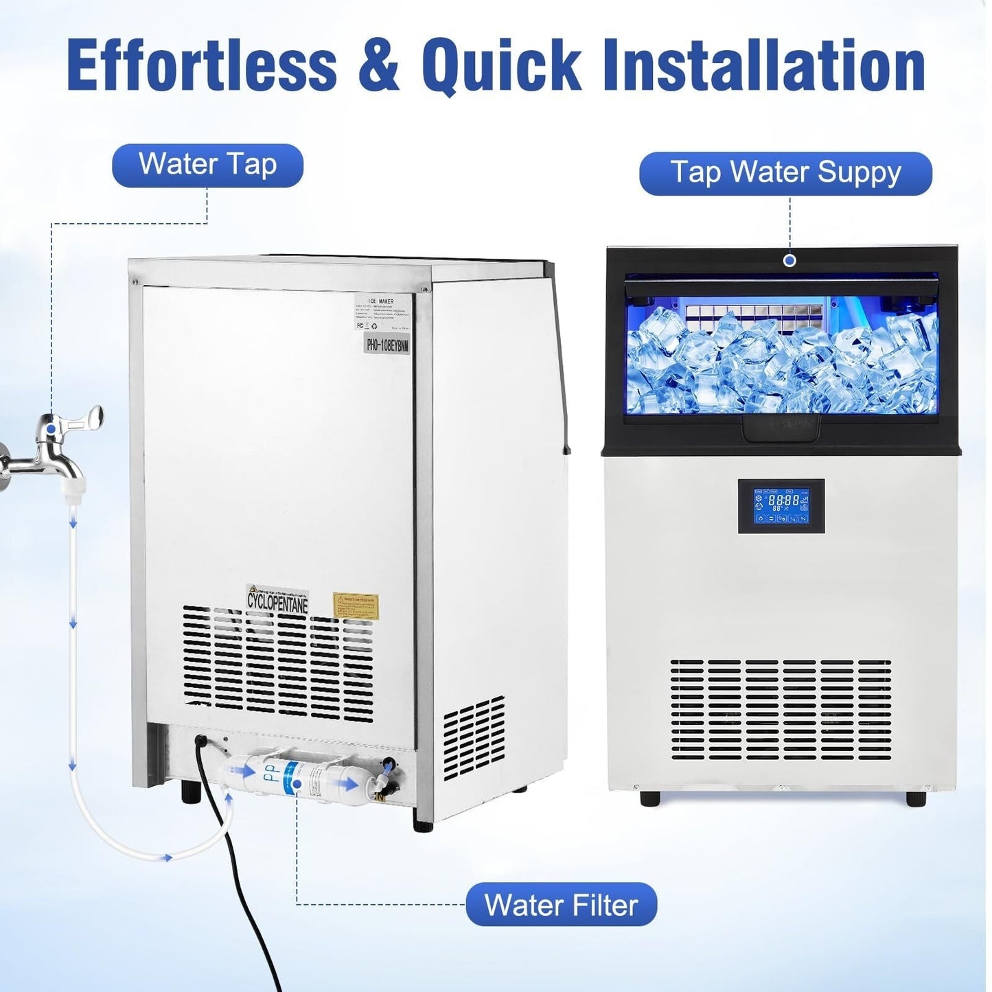 Macchina per il ghiaccio portatile