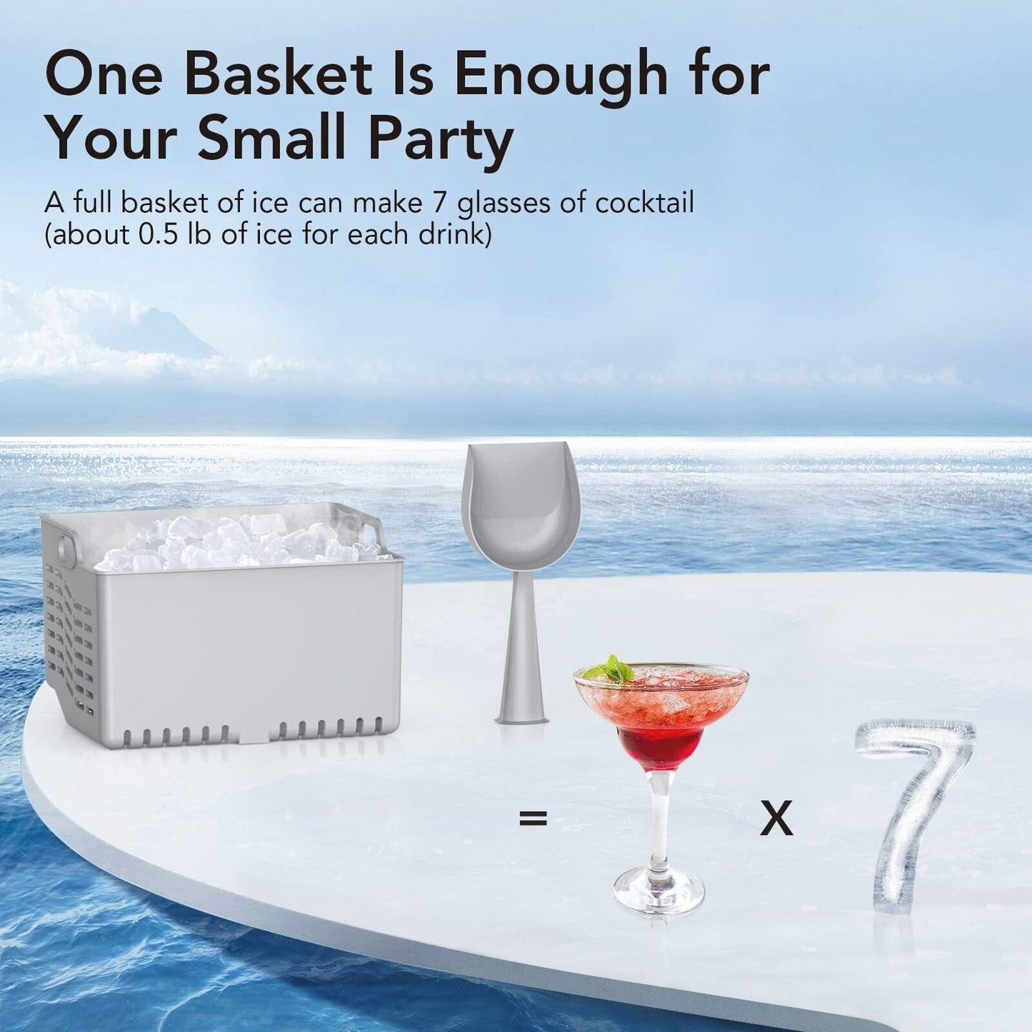 Macchina per il ghiaccio portatile