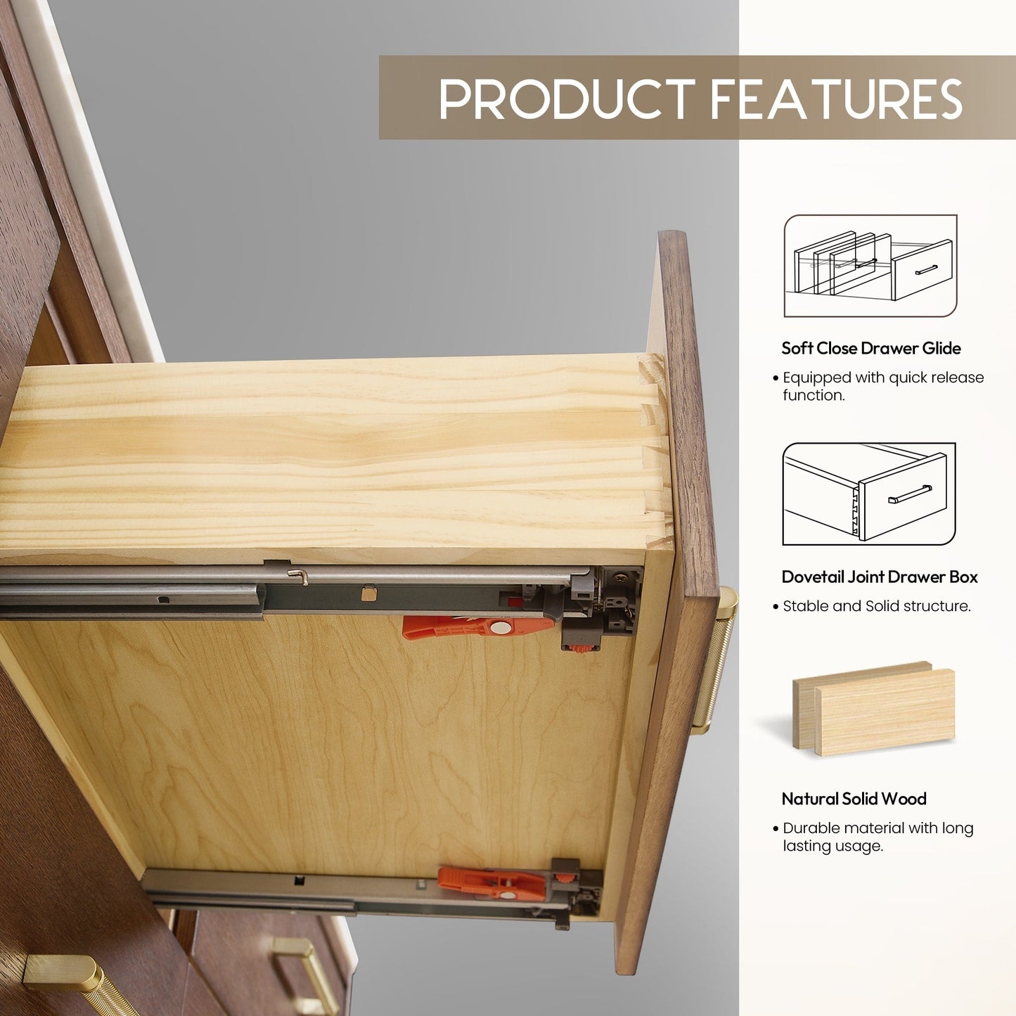 Mobile bagno Porto con piano in pietra di quarzo bianco senza specchio