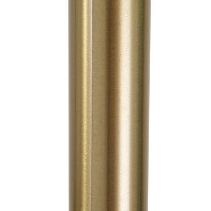 Lampada da terra ad arco regolabile in acciaio Q-Max 81 con paralume extra large e base in marmo