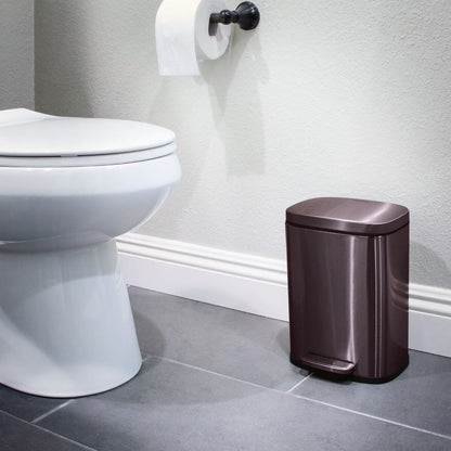 Qualiazero 13,2 GAL più DUE cestini per la spazzatura rettangolari da 1,3 GAL - Family Combo