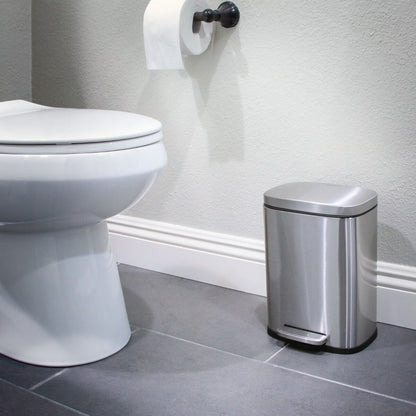 Qualiazero 13,2 GAL più DUE cestini per la spazzatura rettangolari da 1,3 GAL - Family Combo