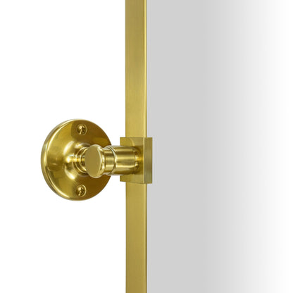 Specchio da parete in metallo girevole e inclinabile rettangolare Jonathan TEHOME