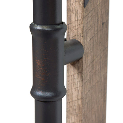 Specchio da parete sospeso in metallo Revo Industrial da 31 pollici di Furniture of America