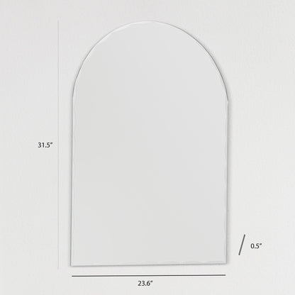 Specchio da bagno moderno senza cornice Rita Arch