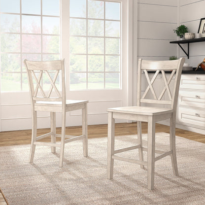 Sedie da bar Ronda Double X-Back (set da 2)