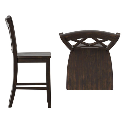 Sedie da bar Ronda Double X-Back (set da 2)