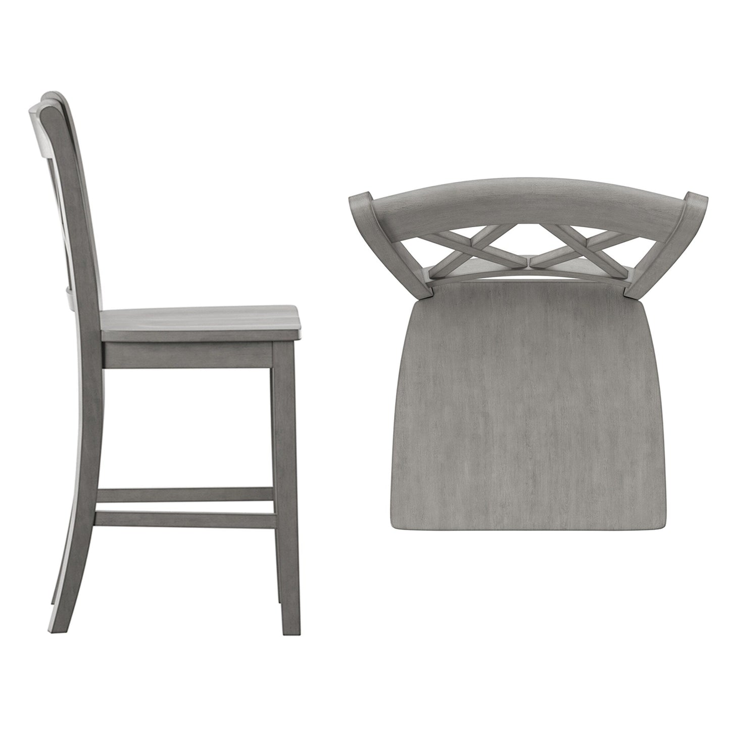 Sedie da bar Ronda Double X-Back (set da 2)