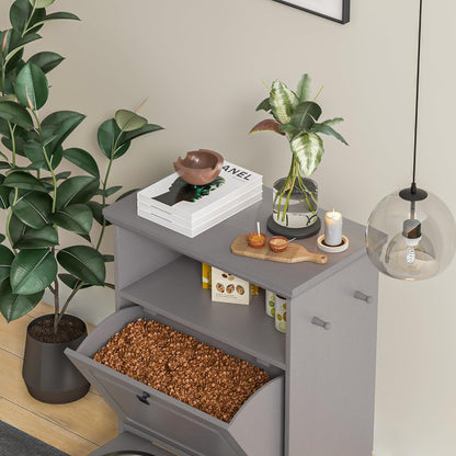 Stazione di alimentazione per cani Roomfitters con 2 ciotole rialzate per cani, stazione di alimentazione per animali domestici inclinabile