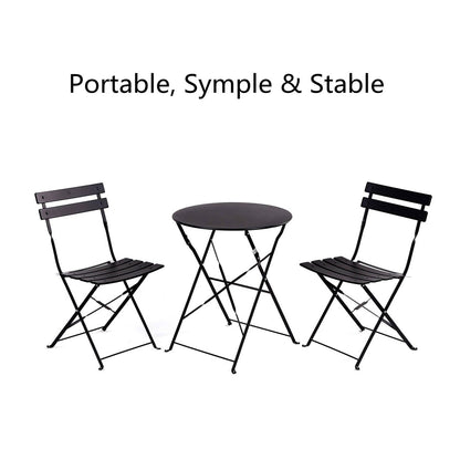Set da bistrot lungo rotondo per 2 persone, 23,6 cm
