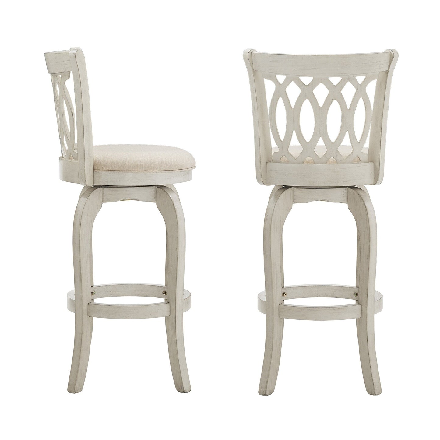 Sgabello da bar girevole con schienale a spirale Rovinj