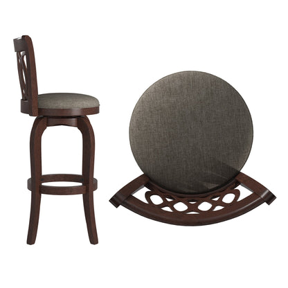 Sgabello da bar girevole con schienale a spirale Rovinj