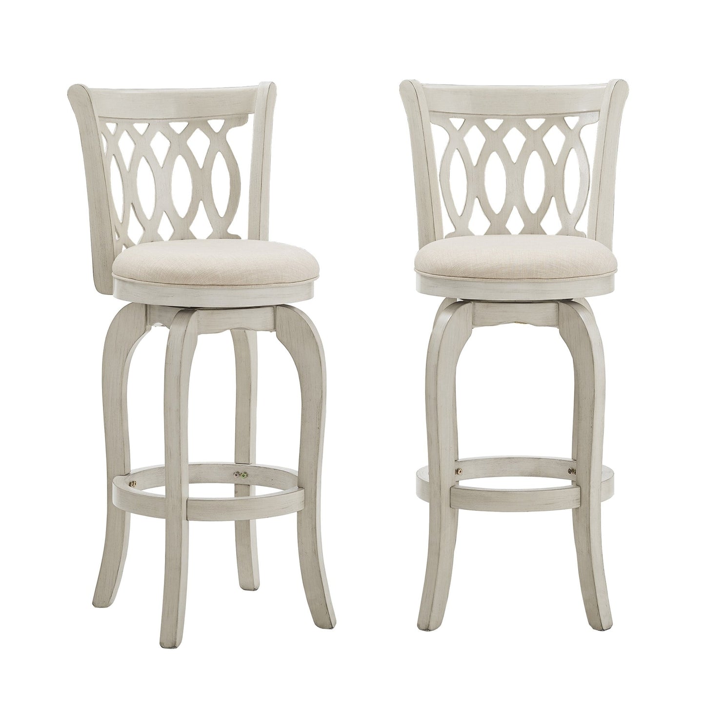 Sgabello da bar girevole con schienale a spirale Rovinj