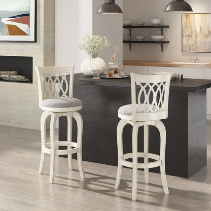 Sgabello da bar girevole con schienale a spirale Rovinj