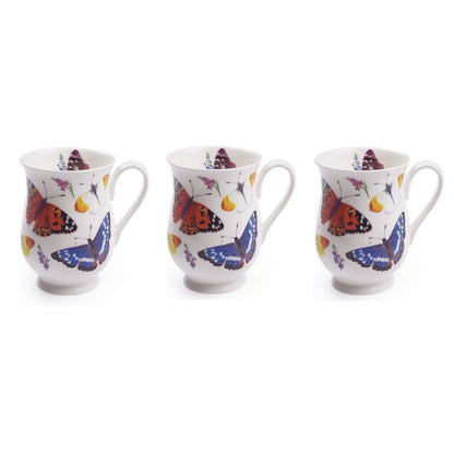 Tazza Eleanor di Roy Kirkham Butterfly Garden (set da 6)