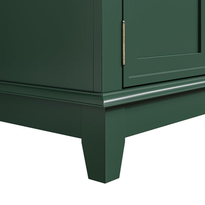 Mobile TV rustico da 72 pollici con ripiani regolabili, spazio nascosto - Larghezza 72 pollici