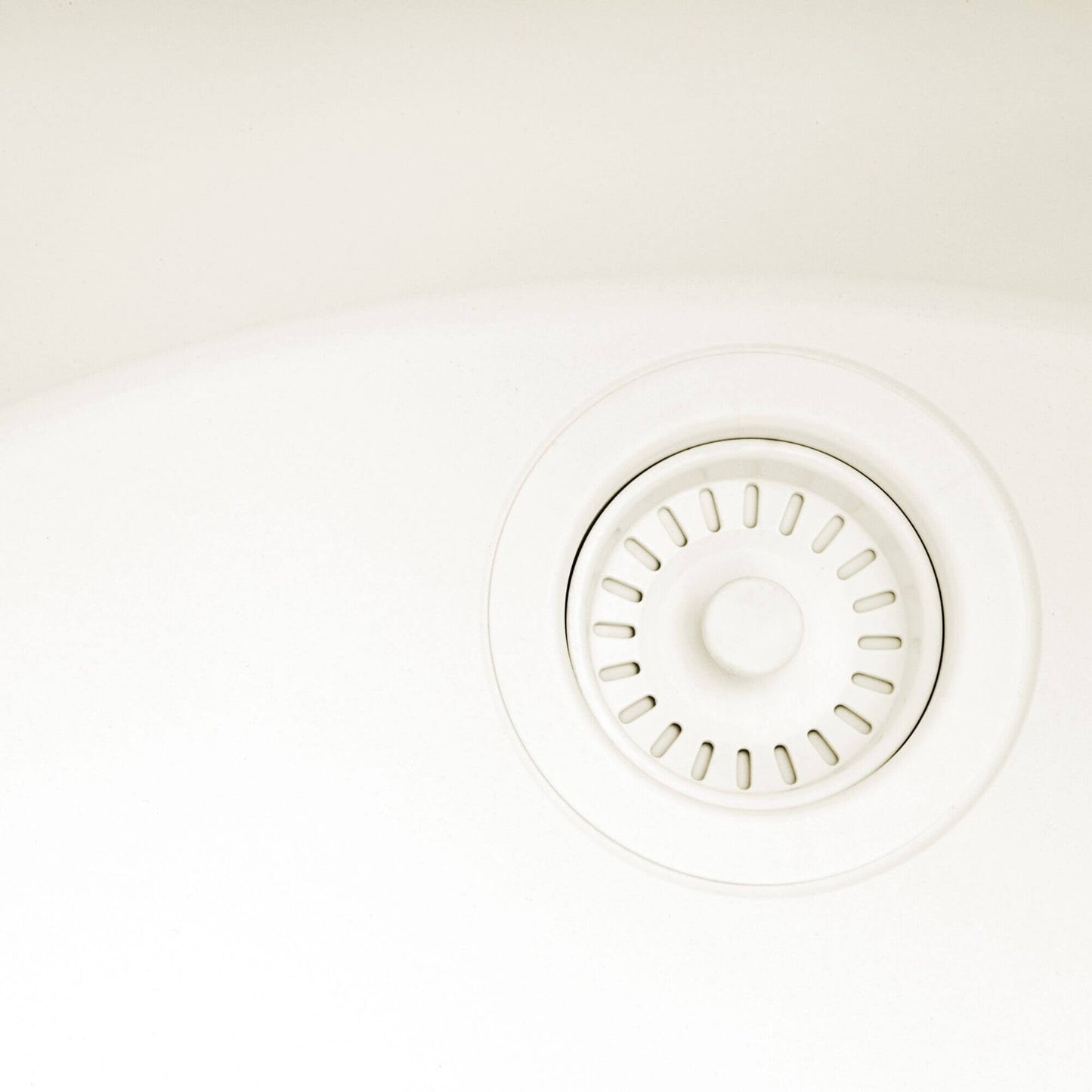 Ruvati epiRock Workstation da 25 pollici, lavello da lavanderia sottotop bianco caldo - RVG2321WB