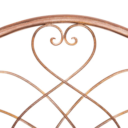 SAFAVIEH Bryn Scaffale da forno vittoriano in ferro battuto a 4 ripiani per esterni - 25 pollici di larghezza x 15 pollici di profondità x 63 pollici di altezza - 25 pollici di larghezza x 15 pollici di profondità x 63 pollici di altezza