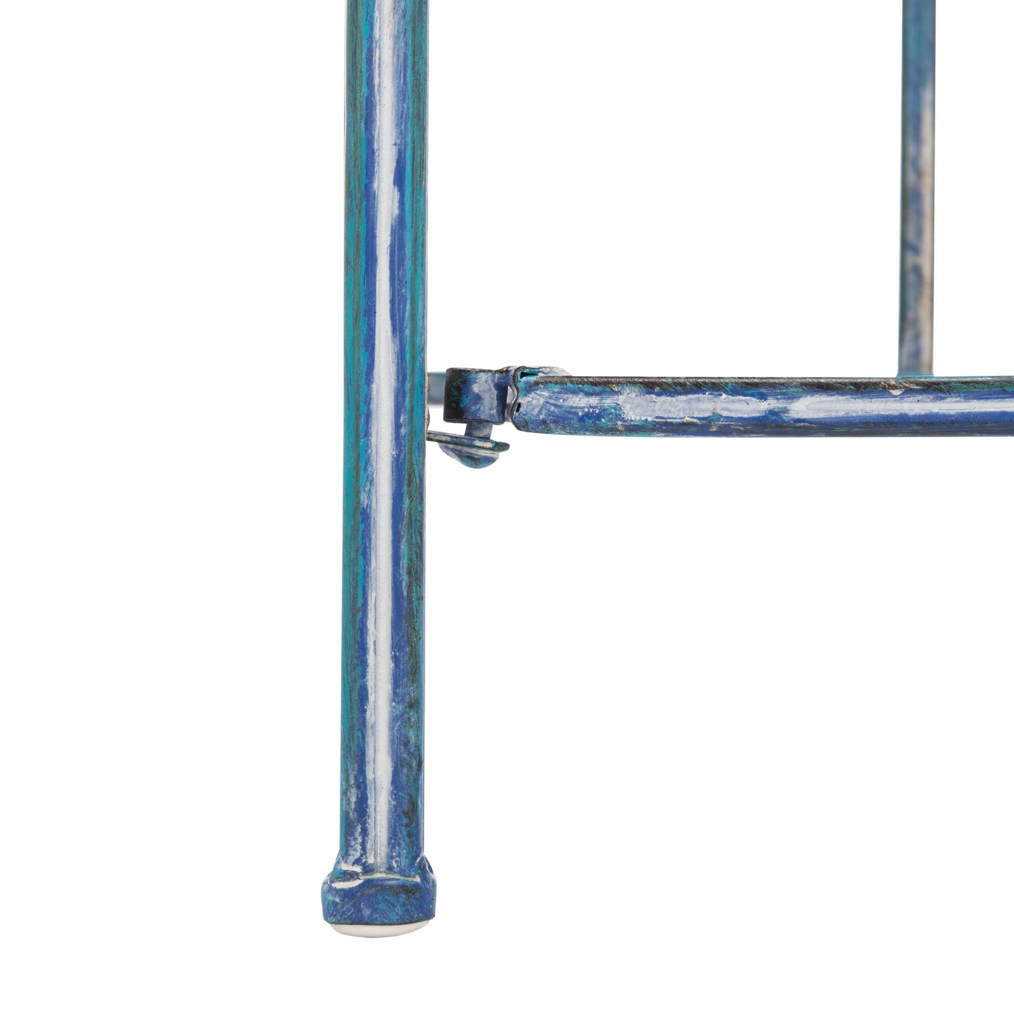 SAFAVIEH Bryn Scaffale da forno vittoriano in ferro battuto a 4 ripiani per esterni - 25 pollici di larghezza x 15 pollici di profondità x 63 pollici di altezza - 25 pollici di larghezza x 15 pollici di profondità x 63 pollici di altezza