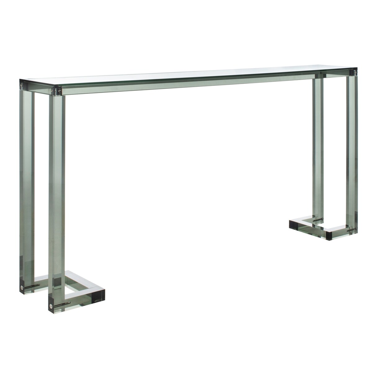 Tavolo consolle in acrilico SAFAVIEH Couture Camryn - Trasparente - 60 L x 10 P x 30 A - 52 L x 10 P x 30 A