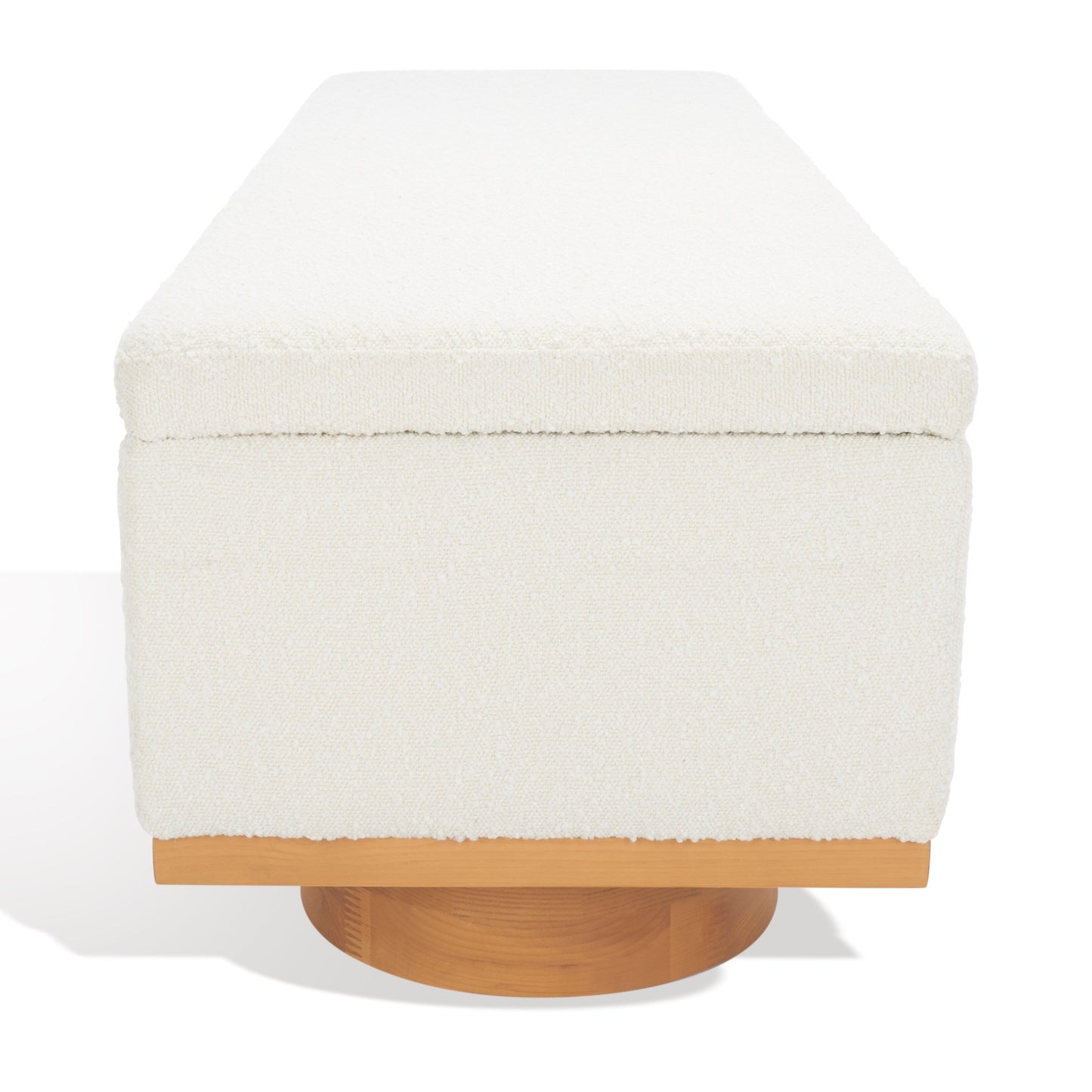 Panca portaoggetti SAFAVIEH Couture Sunneva Boucle - 61 pollici di larghezza x 20 pollici di profondità x 19 pollici di altezza - 61 pollici di larghezza x 20 pollici di profondità x 19 pollici di altezza