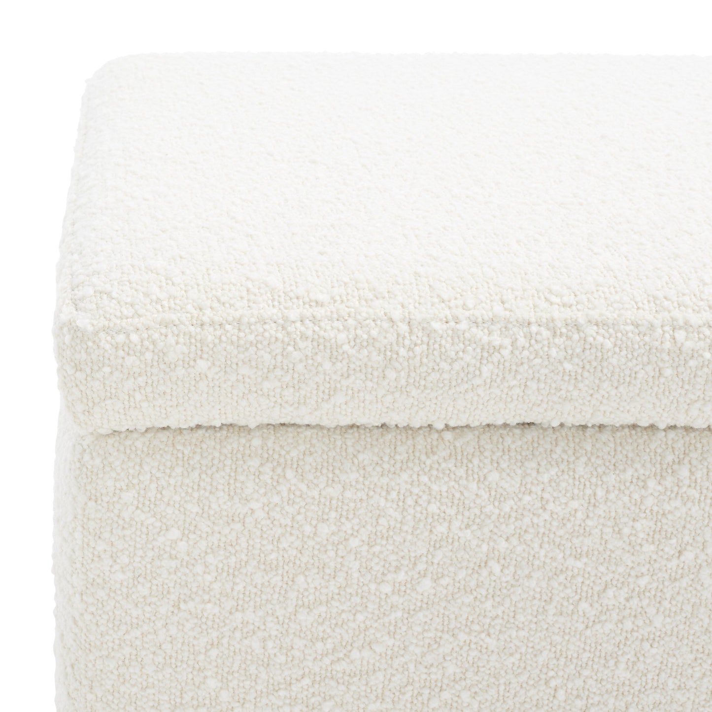 Panca portaoggetti SAFAVIEH Couture Sunneva Boucle - 61 pollici di larghezza x 20 pollici di profondità x 19 pollici di altezza - 61 pollici di larghezza x 20 pollici di profondità x 19 pollici di altezza