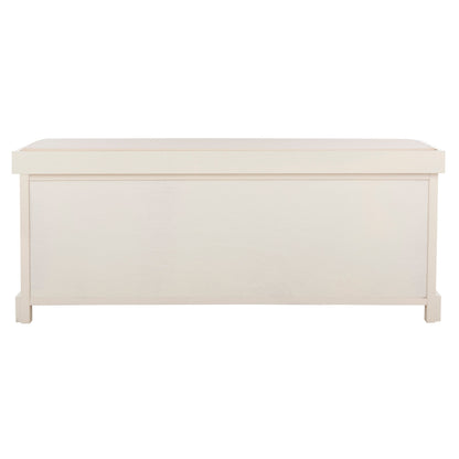 Panca contenitore SAFAVIEH Eola grigio/bianco - 47 x 16,1 x 19,9 - 47Lx16Px20A