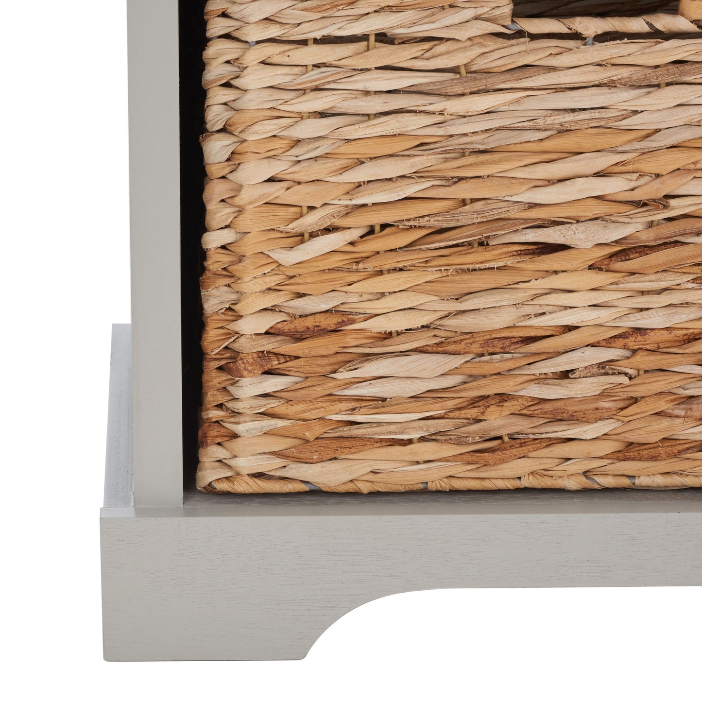 Panca portaoggetti intrecciata Euphemia marrone SAFAVIEH - 33,5 x 16,1 x 19,9 - 34Lx16Px20A