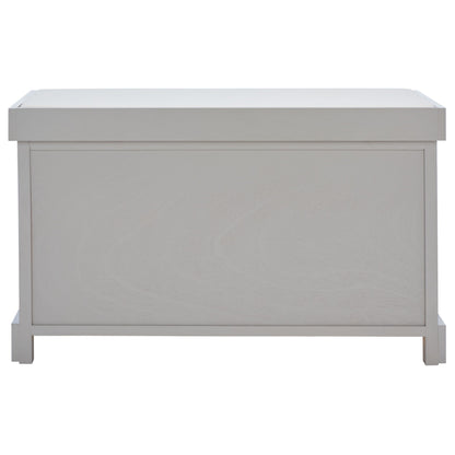 Panca portaoggetti intrecciata Euphemia marrone SAFAVIEH - 33,5 x 16,1 x 19,9 - 34Lx16Px20A