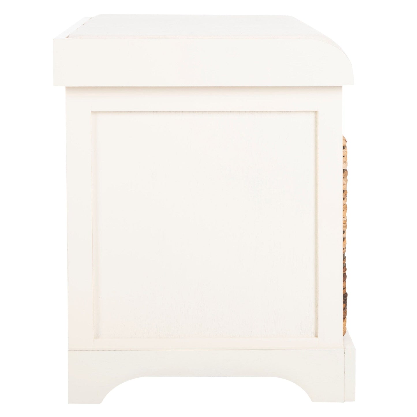 Panca portaoggetti intrecciata Euphemia marrone SAFAVIEH - 33,5 x 16,1 x 19,9 - 34Lx16Px20A