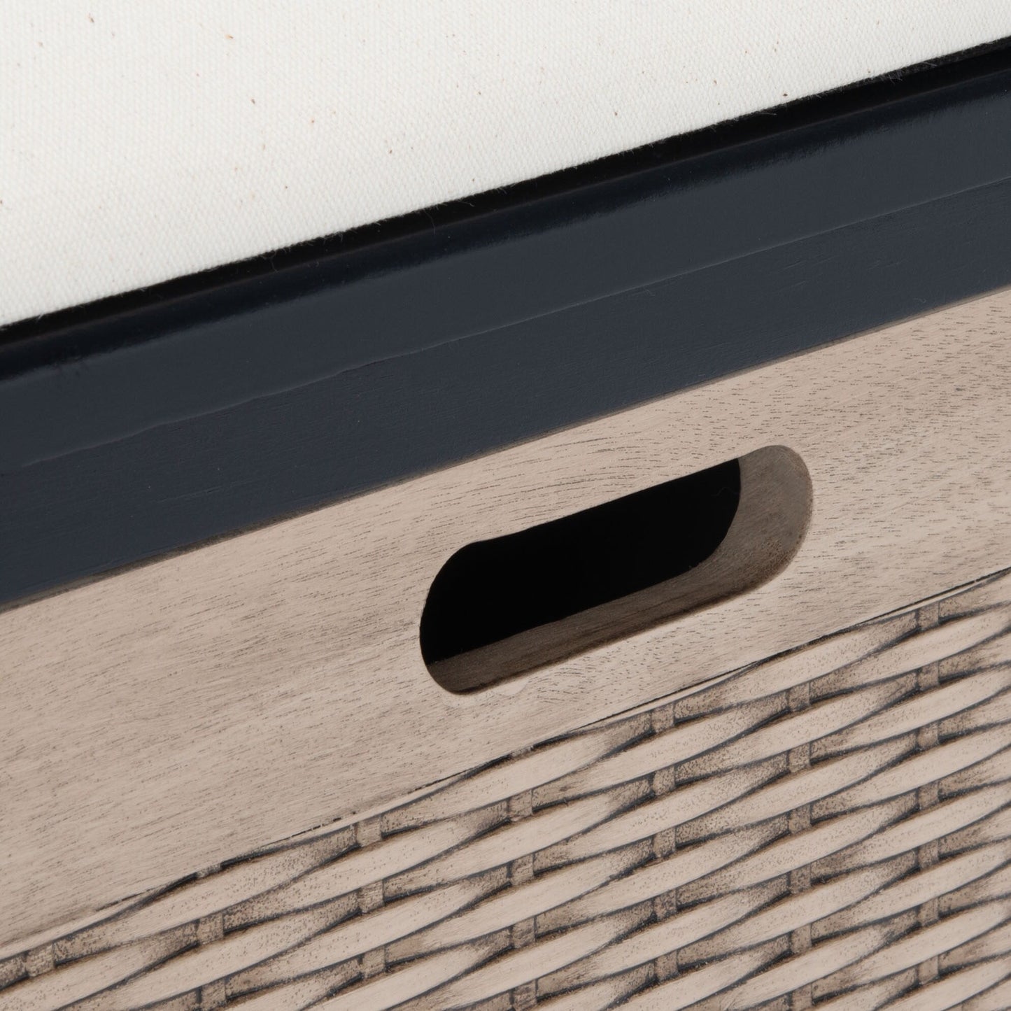 SAFAVIEH Fiorello panca portaoggetti a 3 cassetti con cuscino - 47,3 L x 15 P x 19 A - 47 L x 15 P x 19 A