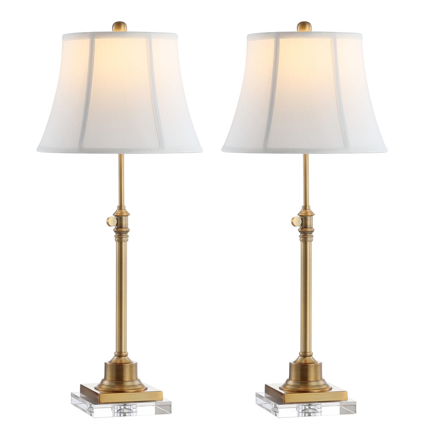 SAFAVIEH Lighting Amande Lampada da tavolo regolabile in altezza da 27-31 pollici, set di 2 - 13Wx13Dx31H