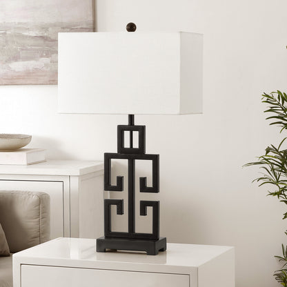 Lampada da tavolo Chantelle Greek Antiqued Gold da 29 pollici di SAFAVIEH Lighting (set di 2) - 16W x 9D x 29H