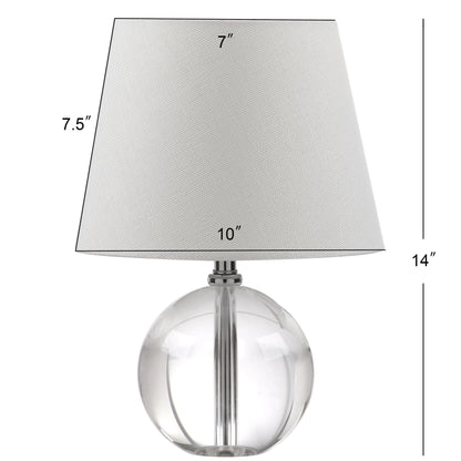 Lampada da tavolo in marmo Chastity da 14 pollici SAFAVIEH Lighting - 10x10x14 - 10Wx10Dx14H