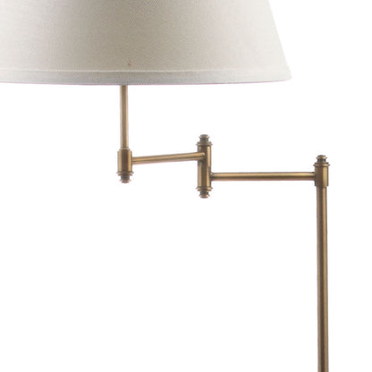 Lampada da terra girevole SAFAVIEH Lighting Tracee da 60 pollici, color oro - 16x16x54,5-68,5 - 16Wx16Dx69H