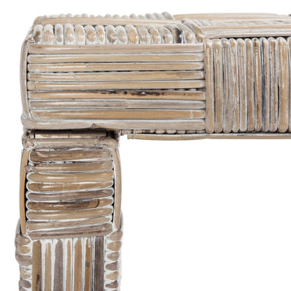 Tavolo consolle in rattan Mindel SAFAVIEH - 51Lx14Px32A