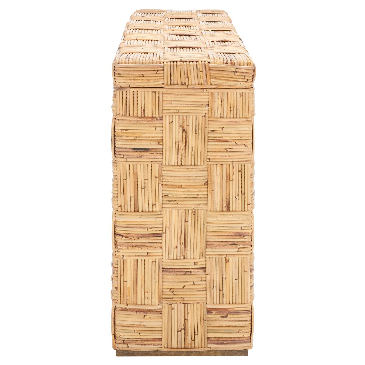 Tavolo consolle in rattan Mindel SAFAVIEH - 51Lx14Px32A