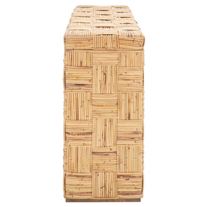 Tavolo consolle in rattan Mindel SAFAVIEH - 51Lx14Px32A