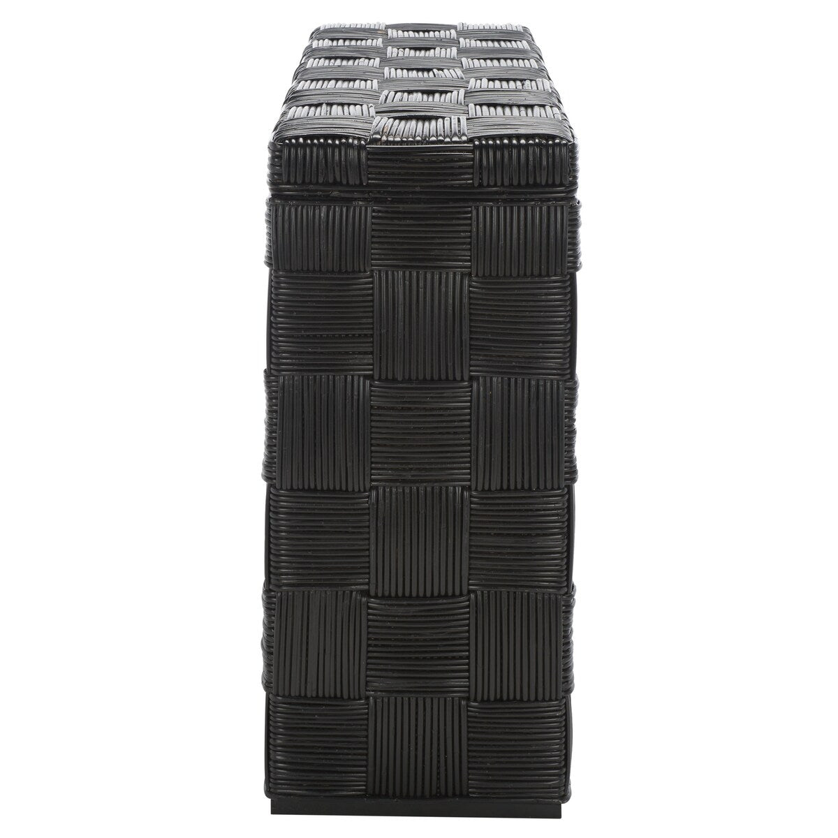 Tavolo consolle in rattan Mindel SAFAVIEH - 51Lx14Px32A