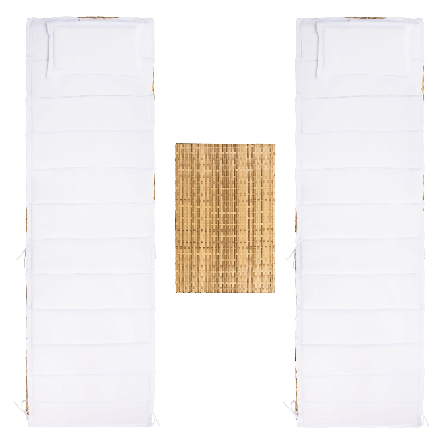 SAFAVIEH Set di lettini prendisole da esterno Blaguna da 3 pezzi - 83Lx20Px24A