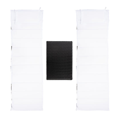 SAFAVIEH Set di lettini prendisole da esterno Blaguna da 3 pezzi - 83Lx20Px24A