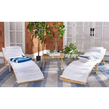 SAFAVIEH Set di lettini prendisole da esterno Blaguna da 3 pezzi - 83Lx20Px24A