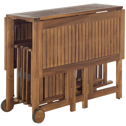 Set da pranzo per esterni SAFAVIEH Brandy da 5 pezzi - 43Lx35Px29A