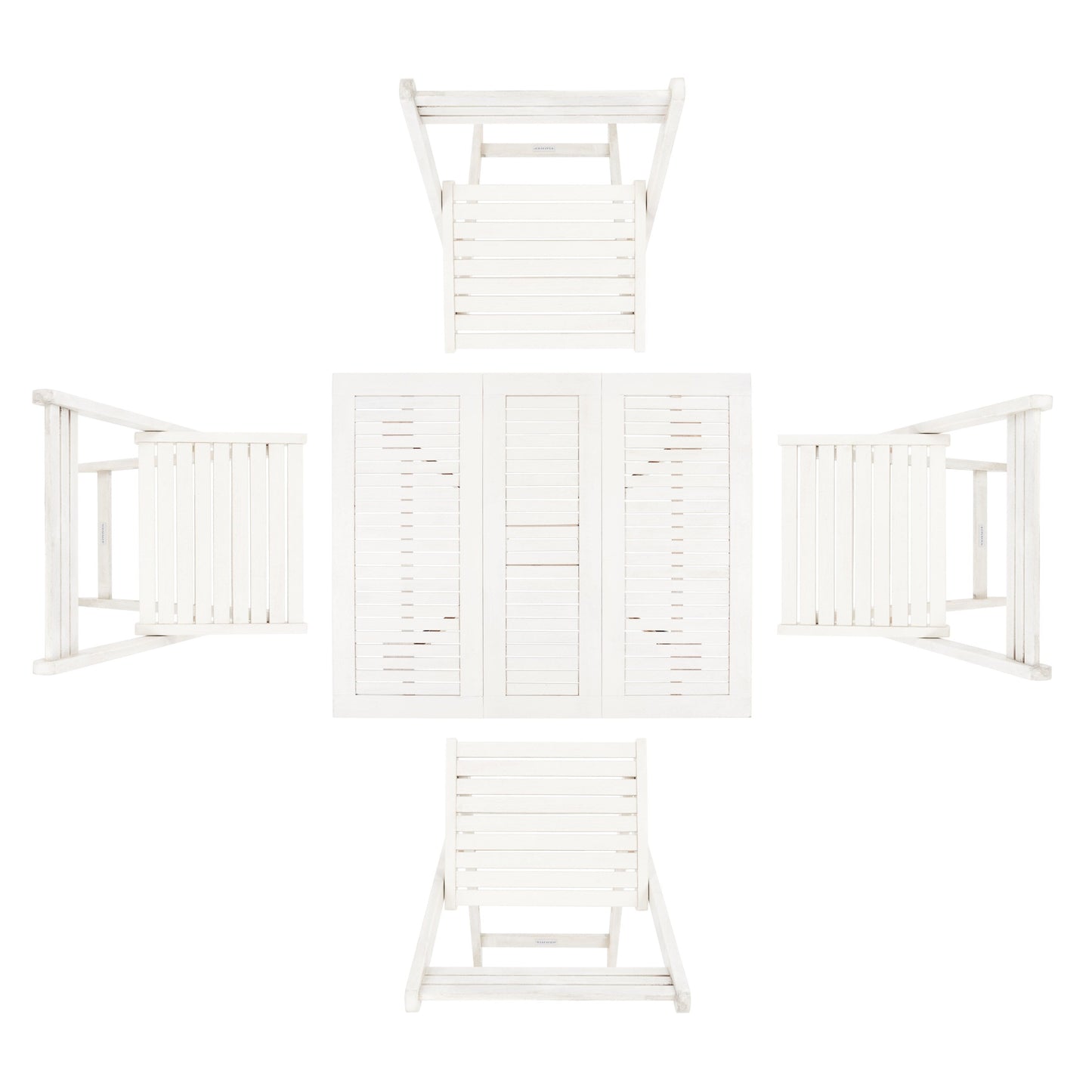 Set da pranzo per esterni SAFAVIEH Brandy da 5 pezzi - 43Lx35Px29A